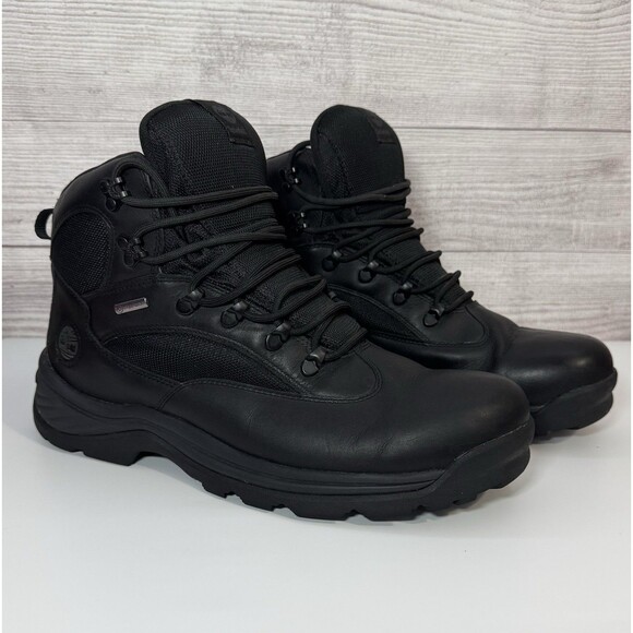 WATERPROOF Timberland Chocorua Trail Mid hiker black full boots SIZE 13 - Picture 1 of 16